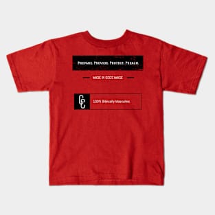 Prepare. Provide. Protect. Preach. Kids T-Shirt